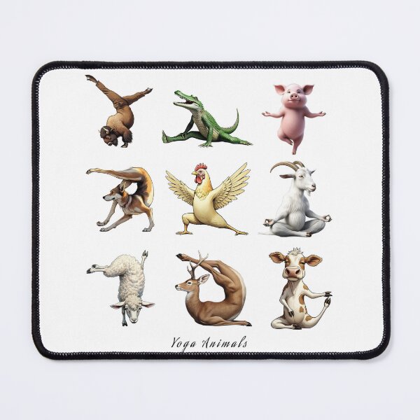 Item preview, Yoga Animals designed and sold by ArtShare.