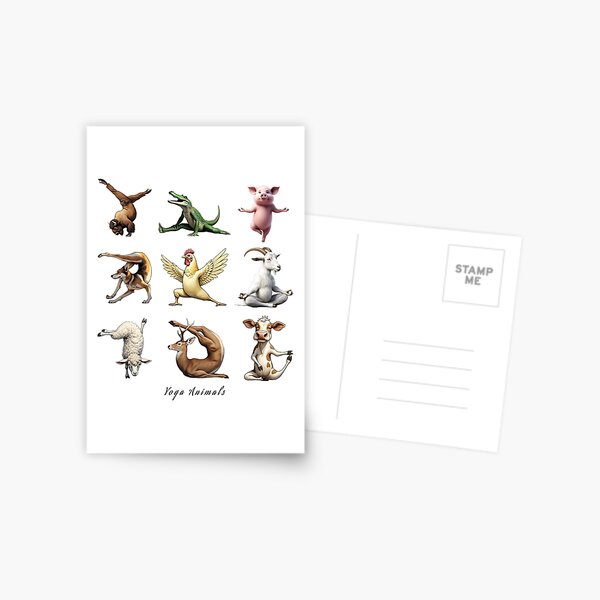 Item preview, Yoga Animals designed and sold by ArtShare.