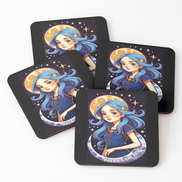 Item preview, Motivational Anime Fantasy Girl DREAM COME TRUE! designed and sold by Giulivo Store Graphic.