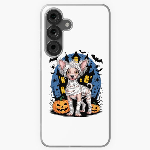 Item preview, Spooky Chinese Crested Halloween Mummy Dog designed and sold by TheAnimalZ00.