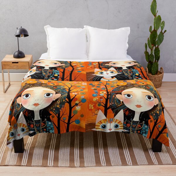 Item preview, Beautiful girl with a cat. designed and sold by Natalia-Vlad.