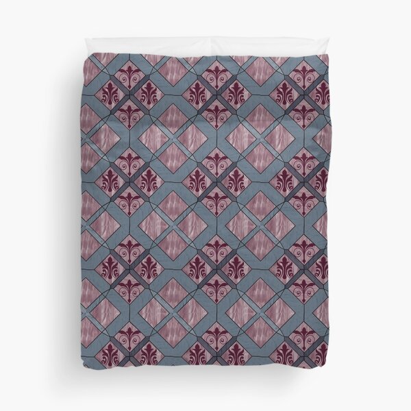 Item preview, Gothic Stained Glass Diamond Pattern | Ornate Medieval Tile Design designed and sold by Leselina Designs.