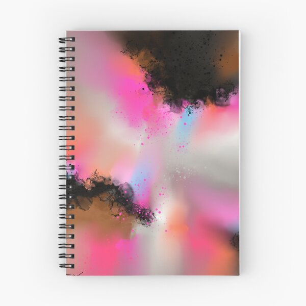 Item preview, Chromatic Whirl - Pink Orange Abstract designed and sold by Joey Santiago.