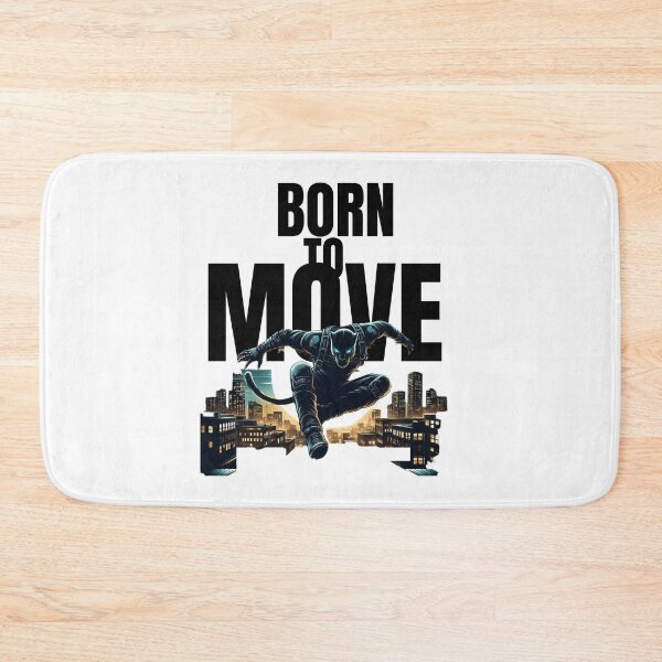 Item preview, Born to Move – Stealth Panther in the Cityscape Art designed and sold by JenniferCreaArte .