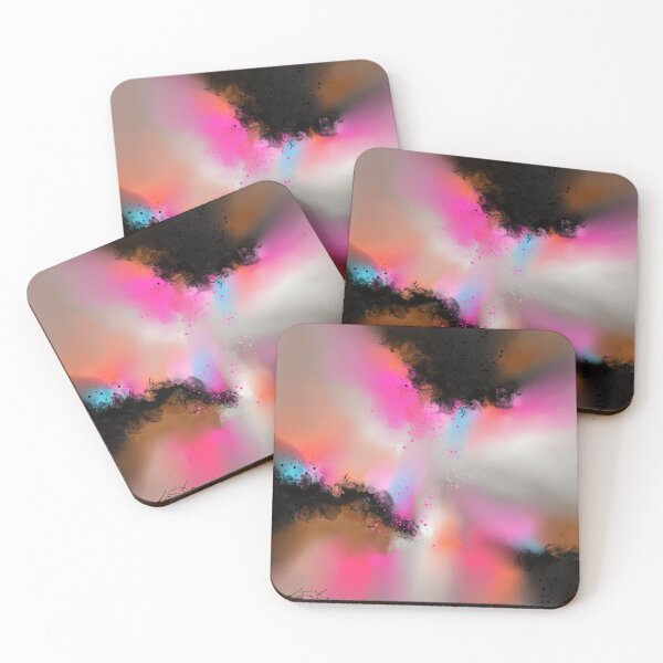Item preview, Chromatic Whirl - Pink Orange Abstract designed and sold by Joey Santiago.