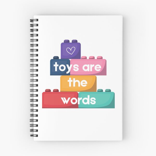 Item preview, Toys Are the Words – Play Therapy Building Blocks Sticker for Child Therapists designed and sold by macydanielle.