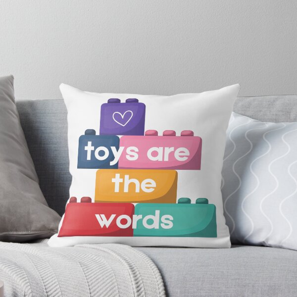 Item preview, Toys Are the Words – Play Therapy Building Blocks Sticker for Child Therapists designed and sold by macydanielle.