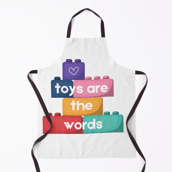 Item preview, Toys Are the Words – Play Therapy Building Blocks Sticker for Child Therapists designed and sold by macydanielle.