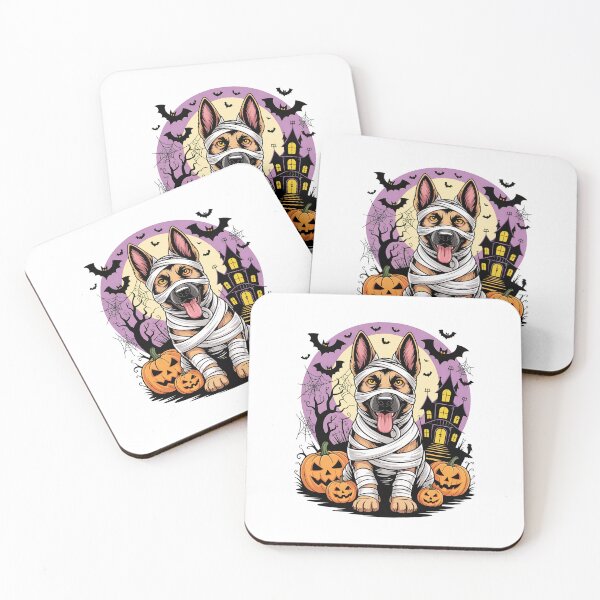 Item preview, Spooky German Shepherd Halloween Mummy Dog designed and sold by TheAnimalZ00.