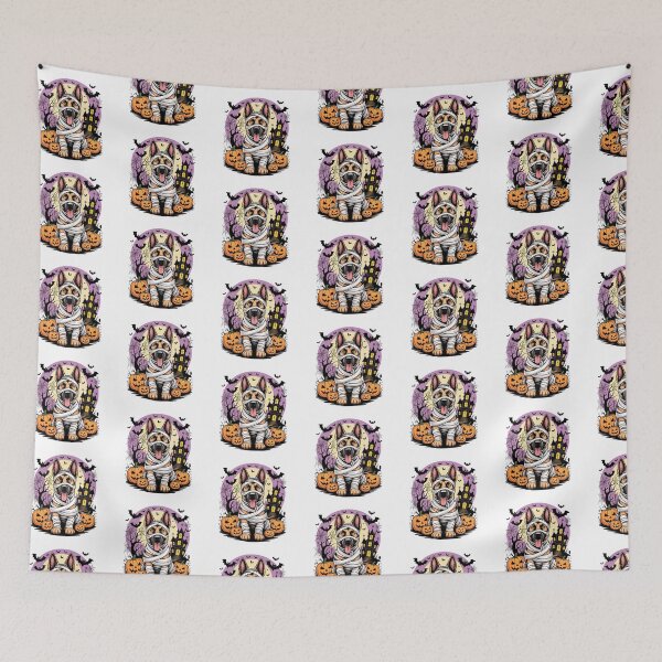 Item preview, Spooky German Shepherd Halloween Mummy Dog designed and sold by TheAnimalZ00.