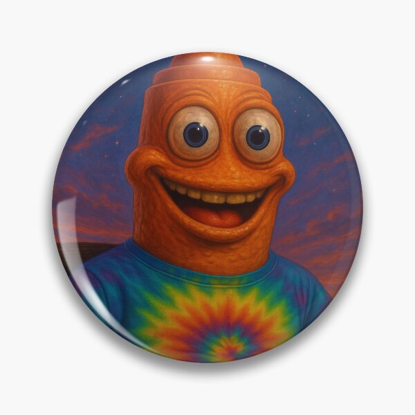 Item preview, Crayon Cracked – Psychedelic Smiling Crayon designed and sold by buzzprints1234.