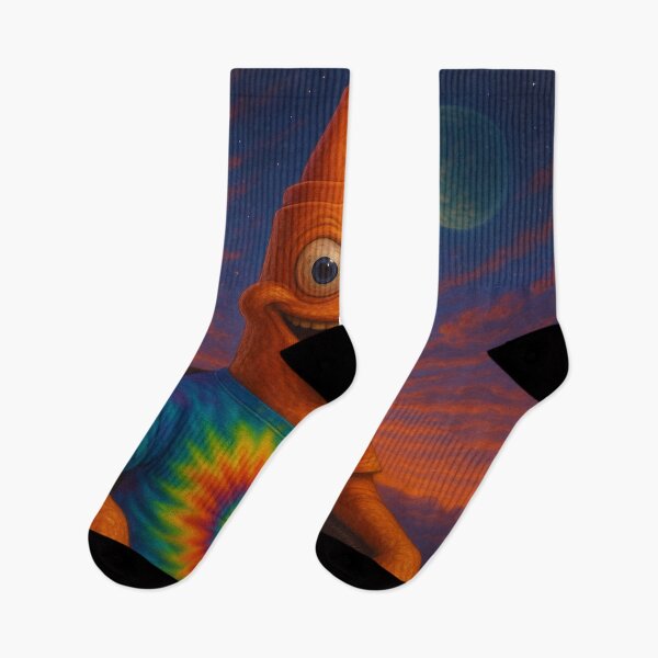 Item preview, Crayon Cracked – Psychedelic Smiling Crayon designed and sold by buzzprints1234.