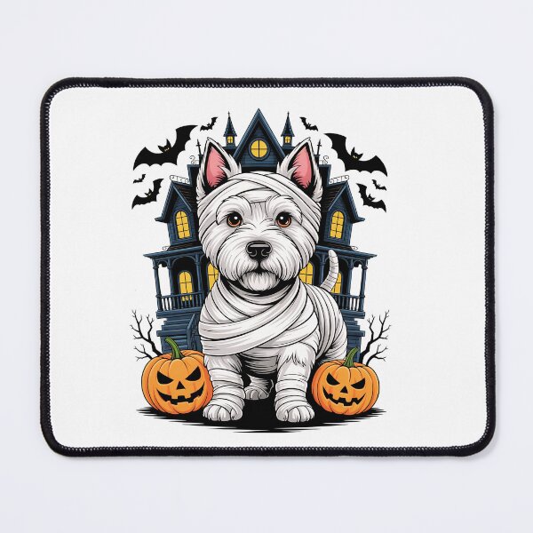 Item preview, Spooky West Highland White Terrier Halloween Mummy Dog designed and sold by TheAnimalZ00.