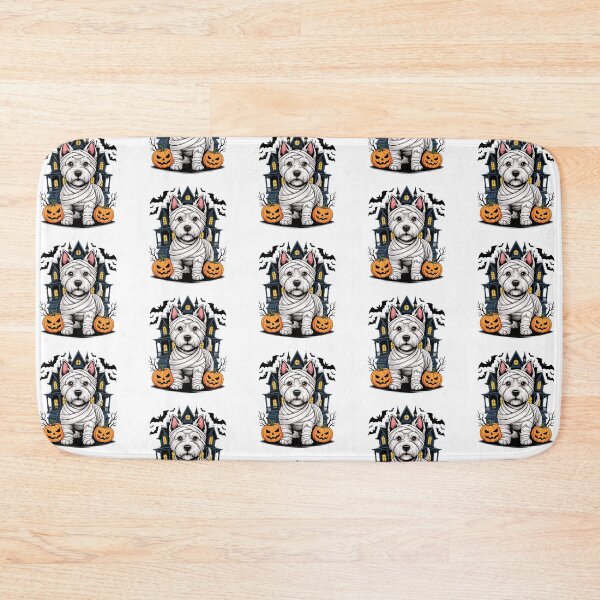 Item preview, Spooky West Highland White Terrier Halloween Mummy Dog designed and sold by TheAnimalZ00.