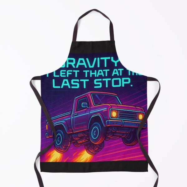 Item preview, Gravity? I Left That at the Last Stop – Futuristic Truck Art designed and sold by AwixArslan.