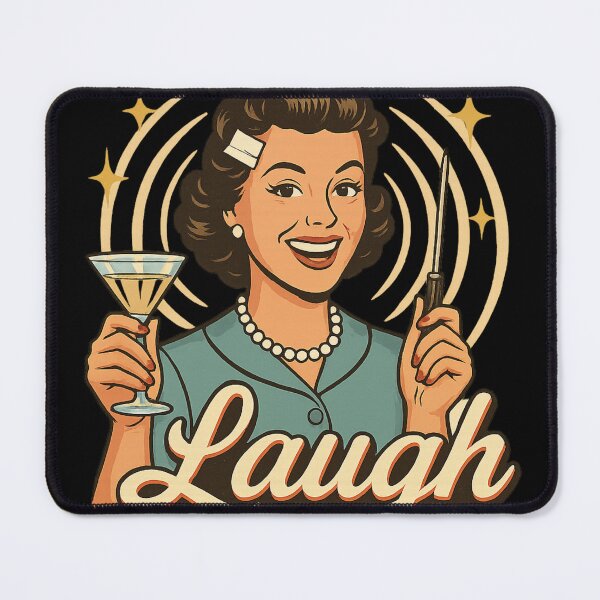 Item preview, Live Laugh Lobotomy – Vintage Madness designed and sold by TrashCultSupply.