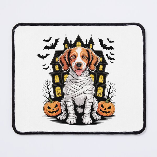 Item preview, Spooky Brittany Spaniel Halloween Mummy Dog designed and sold by TheAnimalZ00.
