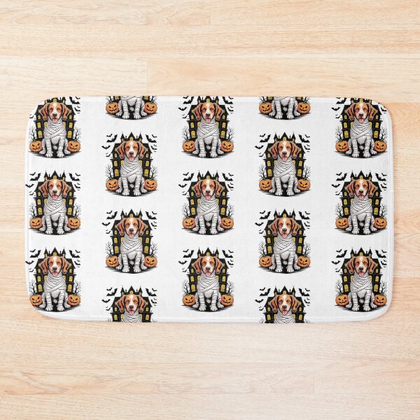Item preview, Spooky Brittany Spaniel Halloween Mummy Dog designed and sold by TheAnimalZ00.