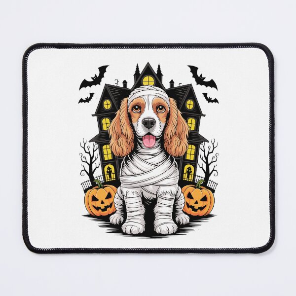 Item preview, Spooky Cocker Spaniel Halloween Mummy Dog designed and sold by TheAnimalZ00.