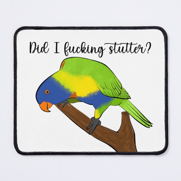 Item preview, Birds with threatening auras lorikeet designed and sold by Tails89.