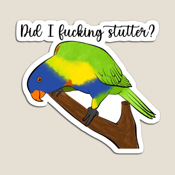 Item preview, Birds with threatening auras lorikeet  designed and sold by Tails89.