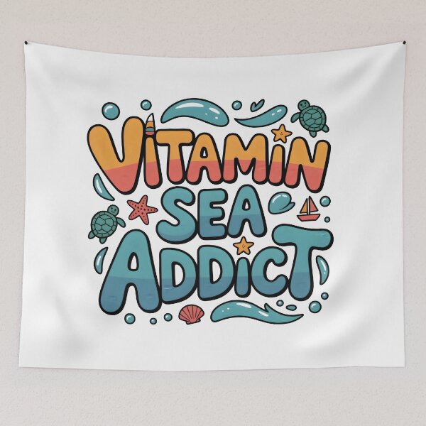Item preview, vitamin sea addict designed and sold by GogoGrove.