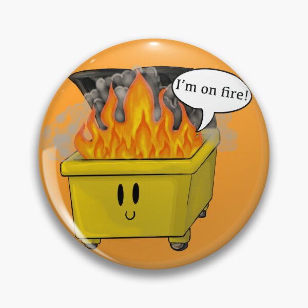 Item preview, Dumpster Fire designed and sold by crazytatlady.