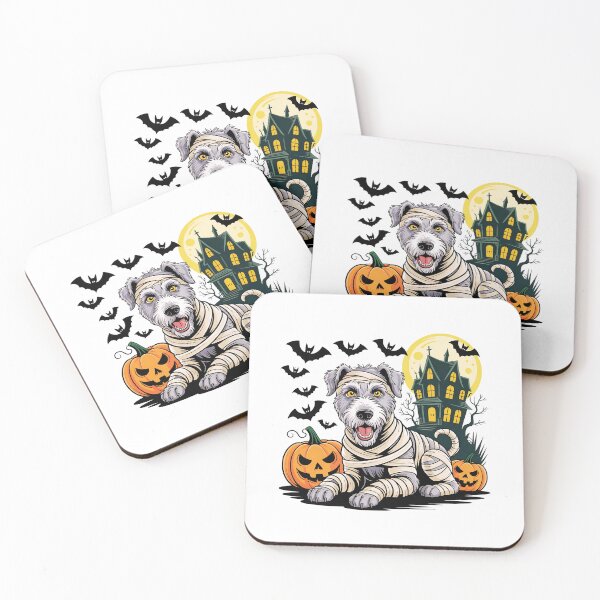 Item preview, Spooky Irish Wolfhound Halloween Mummy Dog designed and sold by TheAnimalZ00.
