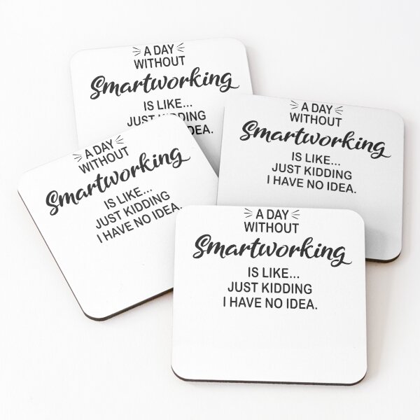 Item preview, Un día sin Smartworking es como estar bromeando - Funny Smartworking Lover designed and sold by Watsonarts.