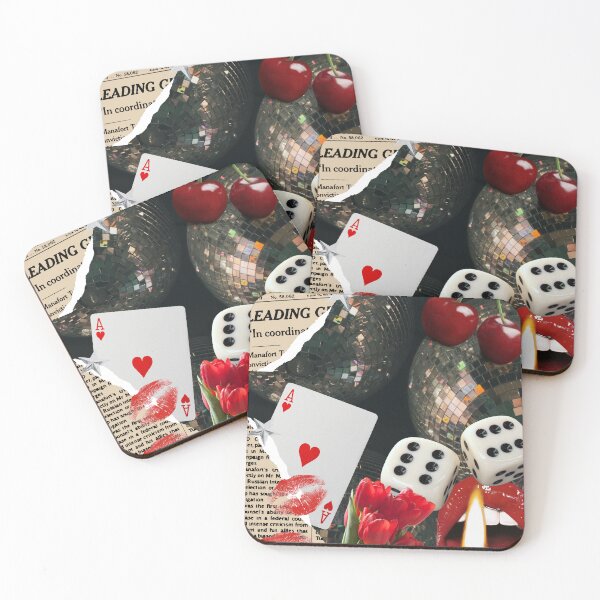 Item preview, Trendy red collage design designed and sold by lauryntwhite.