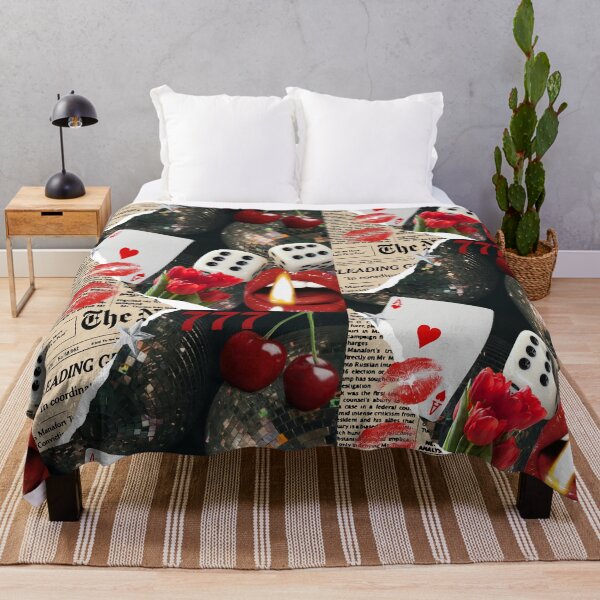 Item preview, Trendy red collage design designed and sold by lauryntwhite.