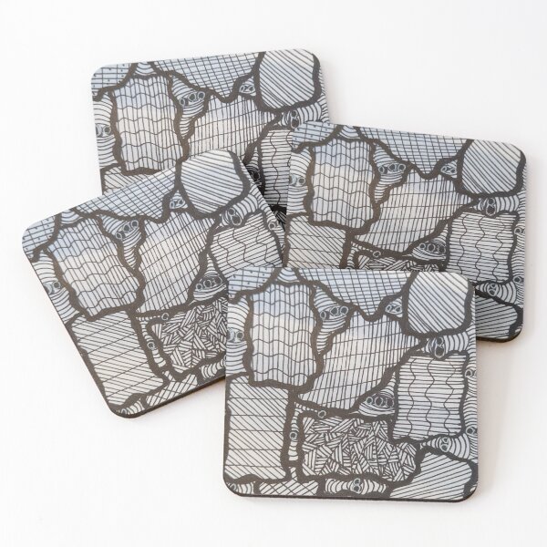 Item preview, Wavy rectangles designed and sold by Enbabstract.