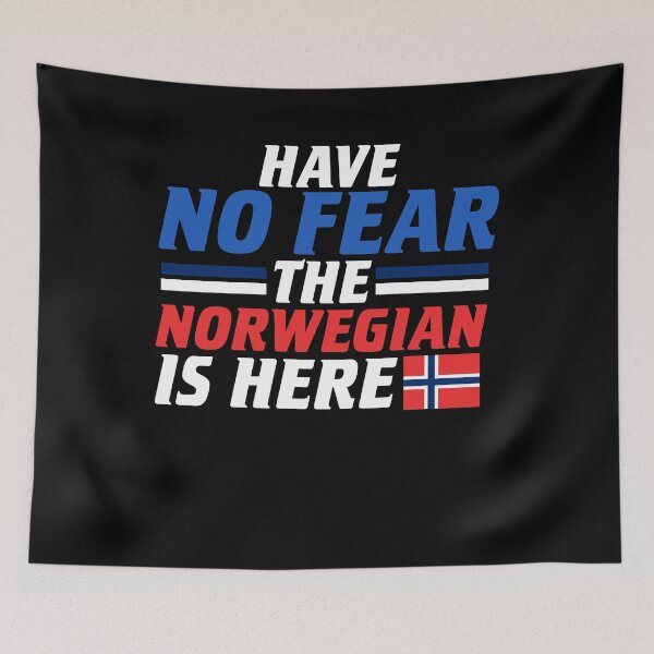 Item preview, Have No Fear The Norwegian Is Here Norway Funny T-Shirt designed and sold by hnwc.