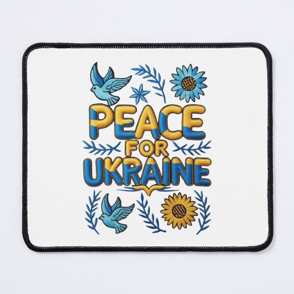 Item preview, Peace for Ukraine Embroidered Patch Design designed and sold by ArtDesignTp.