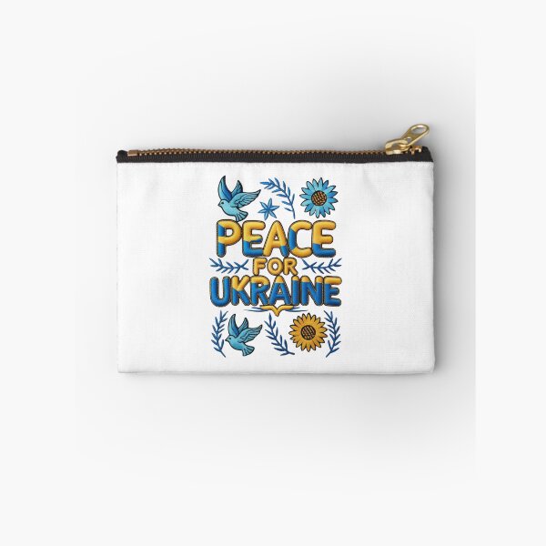 Item preview, Peace for Ukraine Embroidered Patch Design designed and sold by ArtDesignTp.