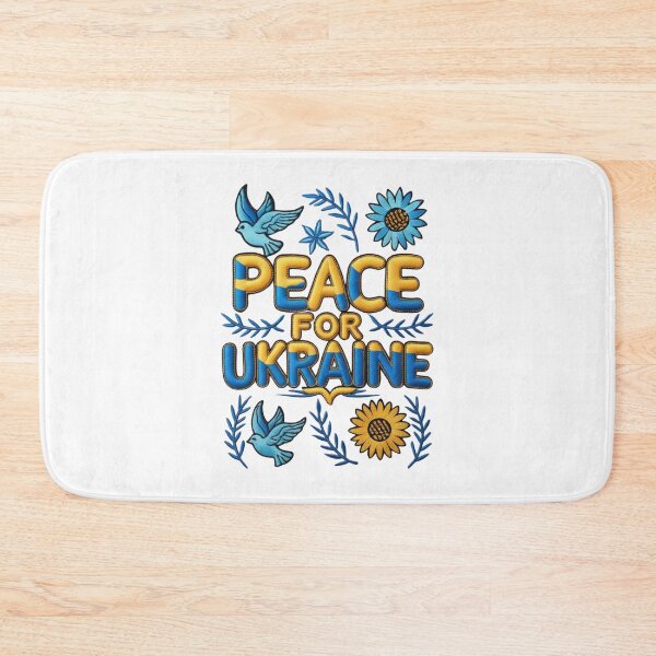 Item preview, Peace for Ukraine Embroidered Patch Design designed and sold by ArtDesignTp.