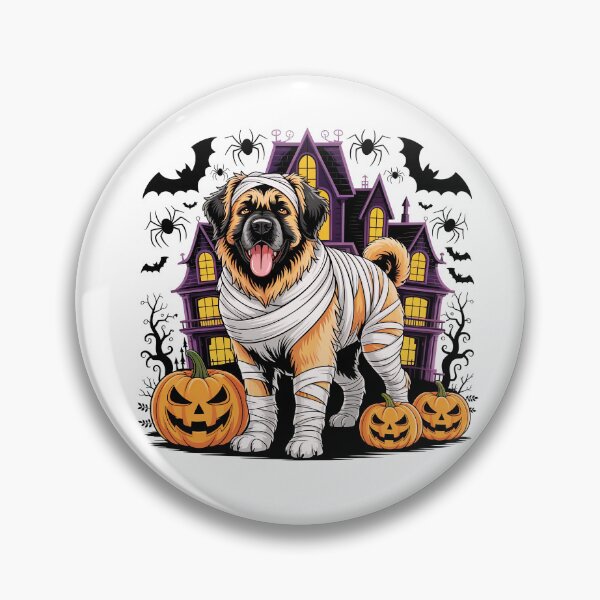 Item preview, Spooky Leonberger Halloween Mummy Dog designed and sold by TheAnimalZ00.