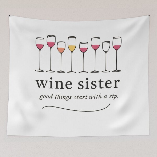 Item preview, wine sisterhood designed and sold by Uglyandcute.