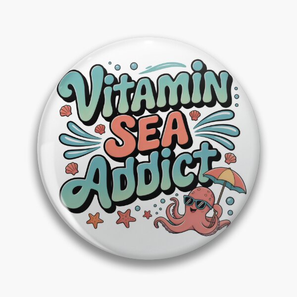 Item preview, vitamin sea addict designed and sold by GogoGrove.