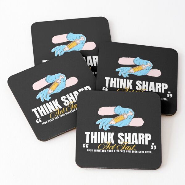 Item preview, Think Sharp. Act Fast. – Surgeon Mindset T-Shirt designed and sold by AnatomiQ.