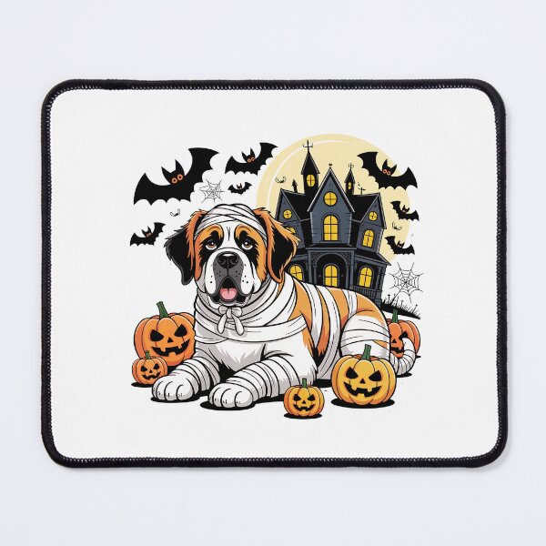 Item preview, Spooky Saint Bernard Halloween Mummy Dog designed and sold by TheAnimalZ00.