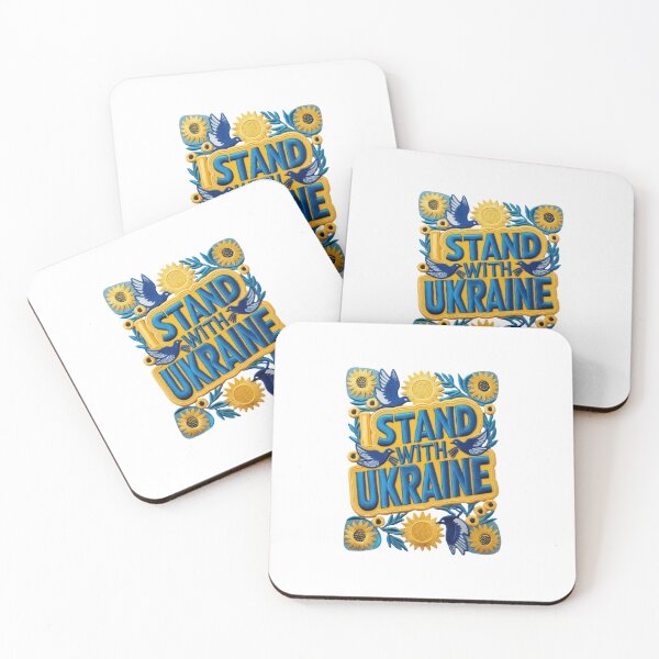 Item preview, Stand With Ukraine Embroidered Patch Design designed and sold by ArtDesignTp.