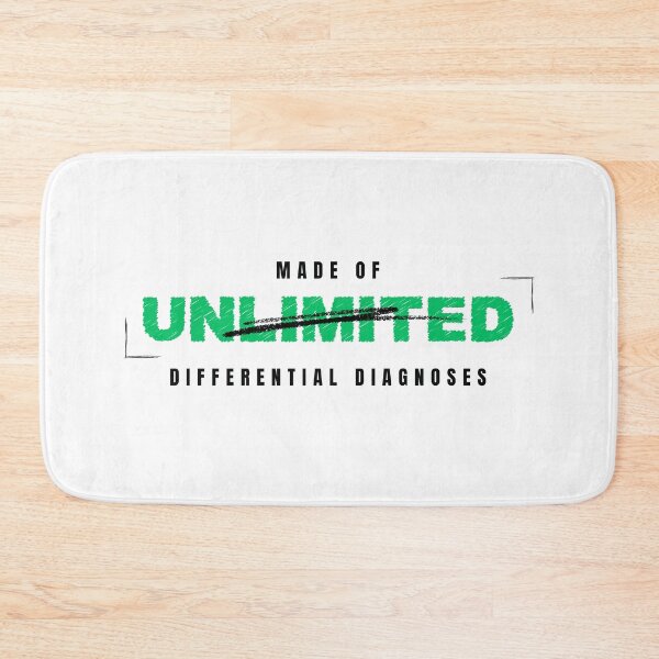 Item preview, Made of Unlimited Differential Diagnoses – Funny Medical Student & Doctor Shirt designed and sold by AnatomiQ.