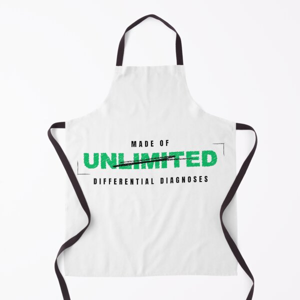 Item preview, Made of Unlimited Differential Diagnoses – Funny Medical Student & Doctor Shirt designed and sold by AnatomiQ.