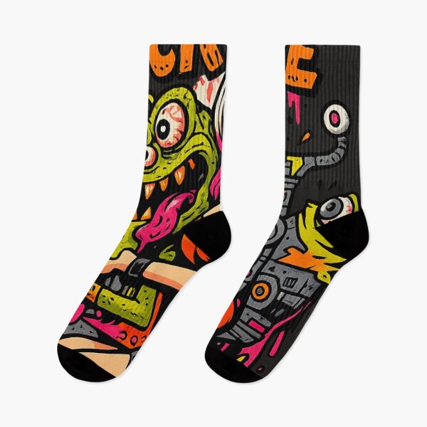 Item preview, Rock Love: Neon Monster Embrace designed and sold by Thaivi Design.