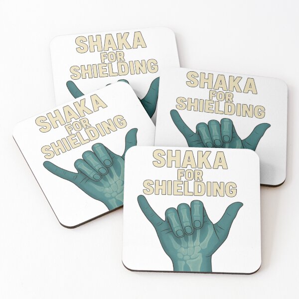 Item preview, X-Ray Shaka Shielding Badge designed and sold by AlohaRadGear.