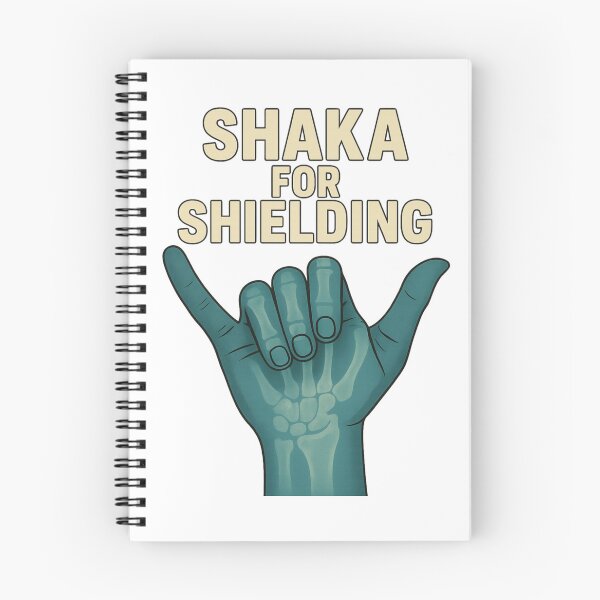 Item preview, X-Ray Shaka Shielding Badge designed and sold by AlohaRadGear.