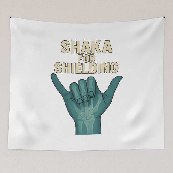 Item preview, X-Ray Shaka Shielding Badge designed and sold by AlohaRadGear.