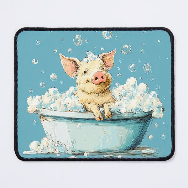 Item preview, Bubble bath piggy designed and sold by TheOosh.
