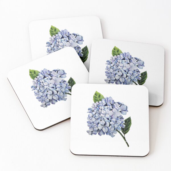 Item preview, Blue Hydrangea designed and sold by PinkRhinoArt.